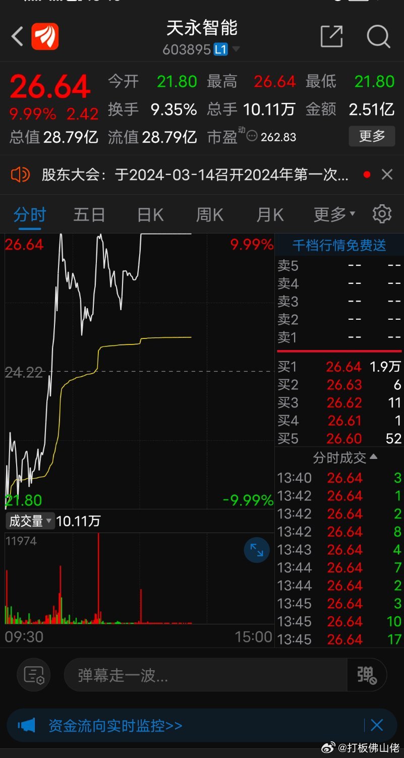 天永智能股票最新动态，股市故事与最新消息汇总