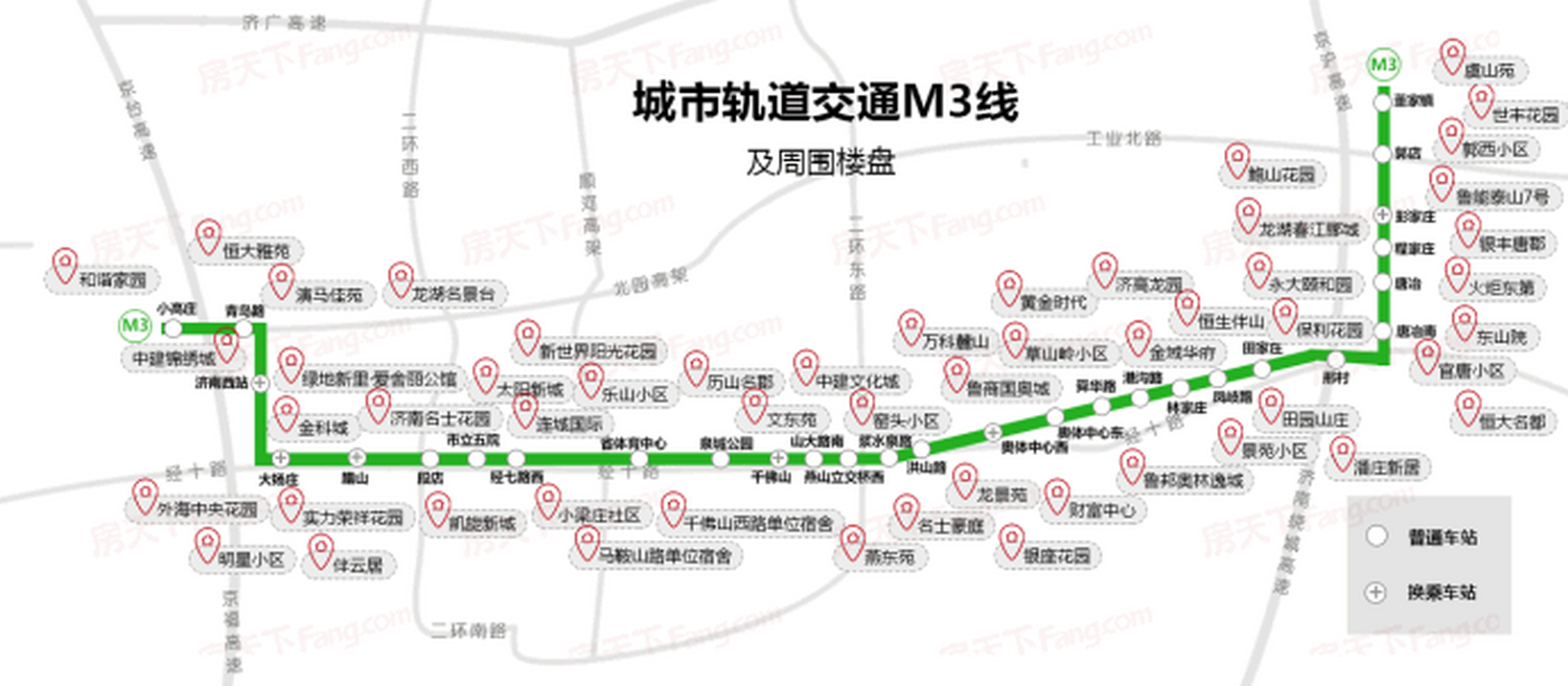 济南地铁M3线最新进展，蓝图完成，未来触手可及